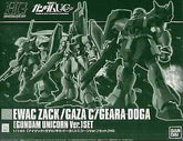 Universal Century : HG 1/144 Ewac Zack/Gaza C/Geara Doga (Gundam Unicorn Ver.) Set P-Bandai